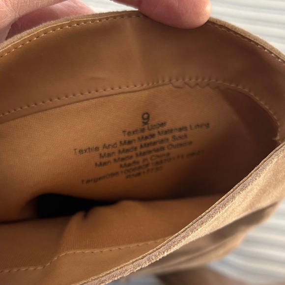 Universal Thread Taupe Heeled Boots - Picture 2 of 2